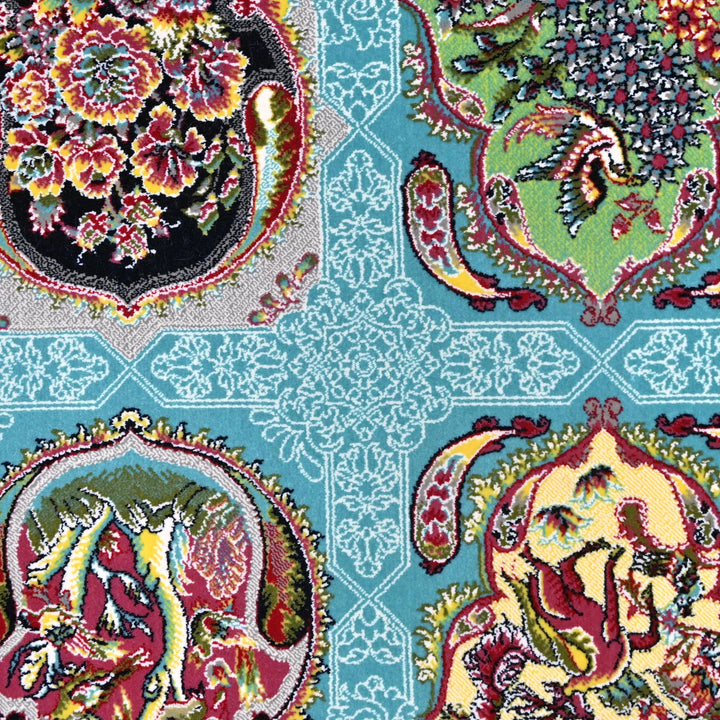 Ferozi Blue Super Persian Rug 7x10 FT