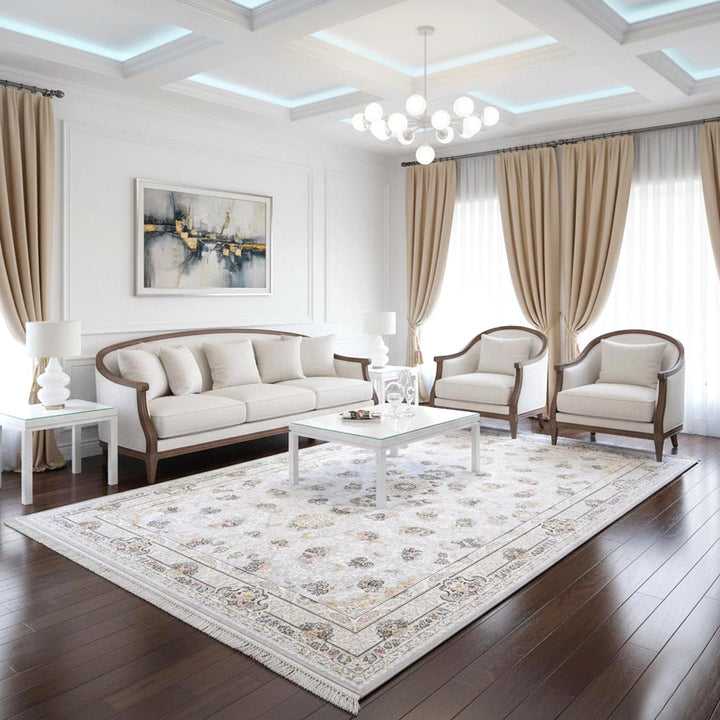 Off White Super Persian Rug 7x10 FT