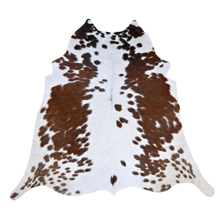 Brown & White Spotted Cow Hide 5x5.5 FT