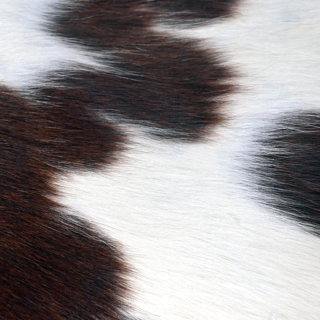 Brown & White Spotted Cow Hide 5x5.5 FT