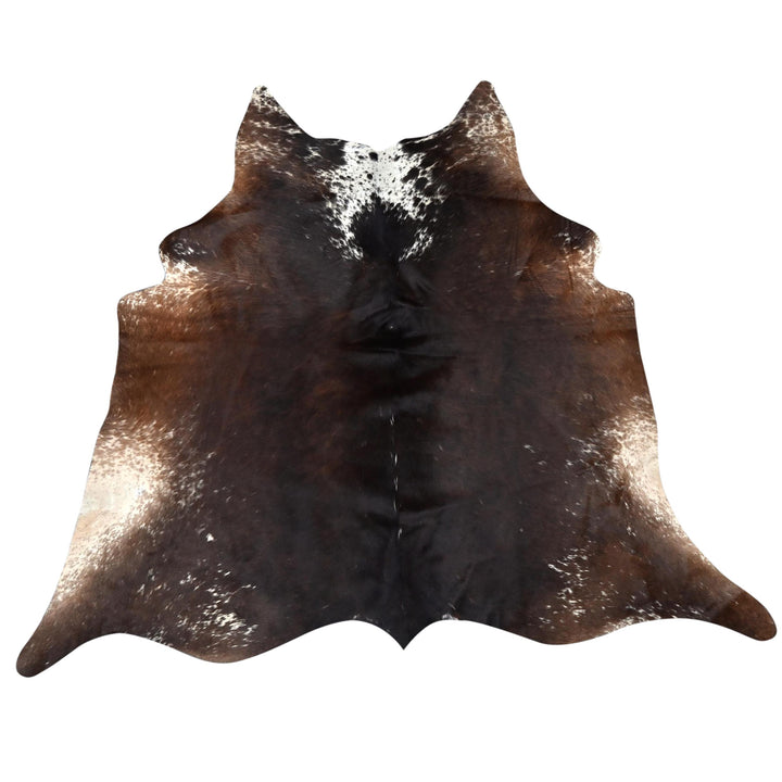 Dark Tricolor Cowhide 4.5X5 FT