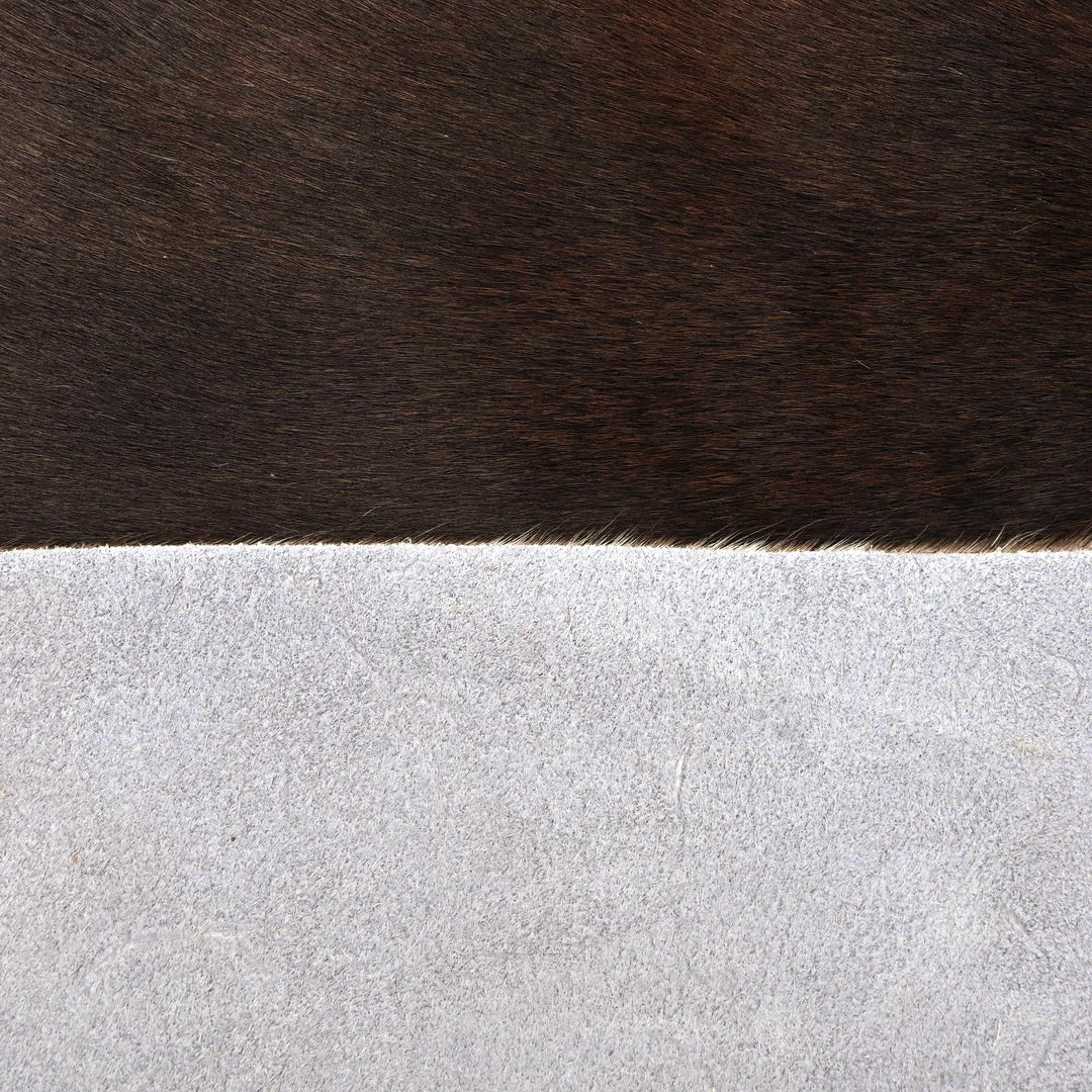 Dark Tricolor Cowhide 4.5X5 FT