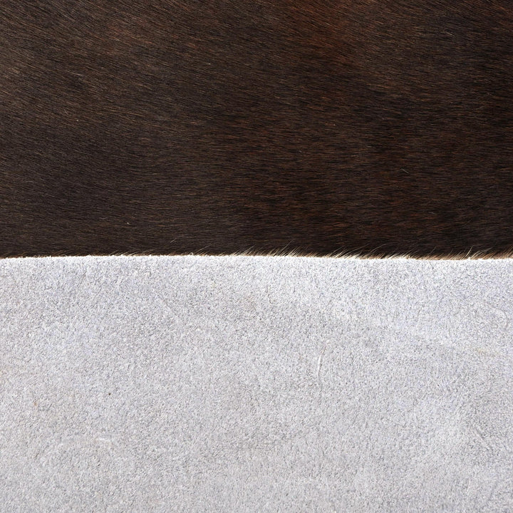 Dark Tricolor Cowhide 4.5X5 FT