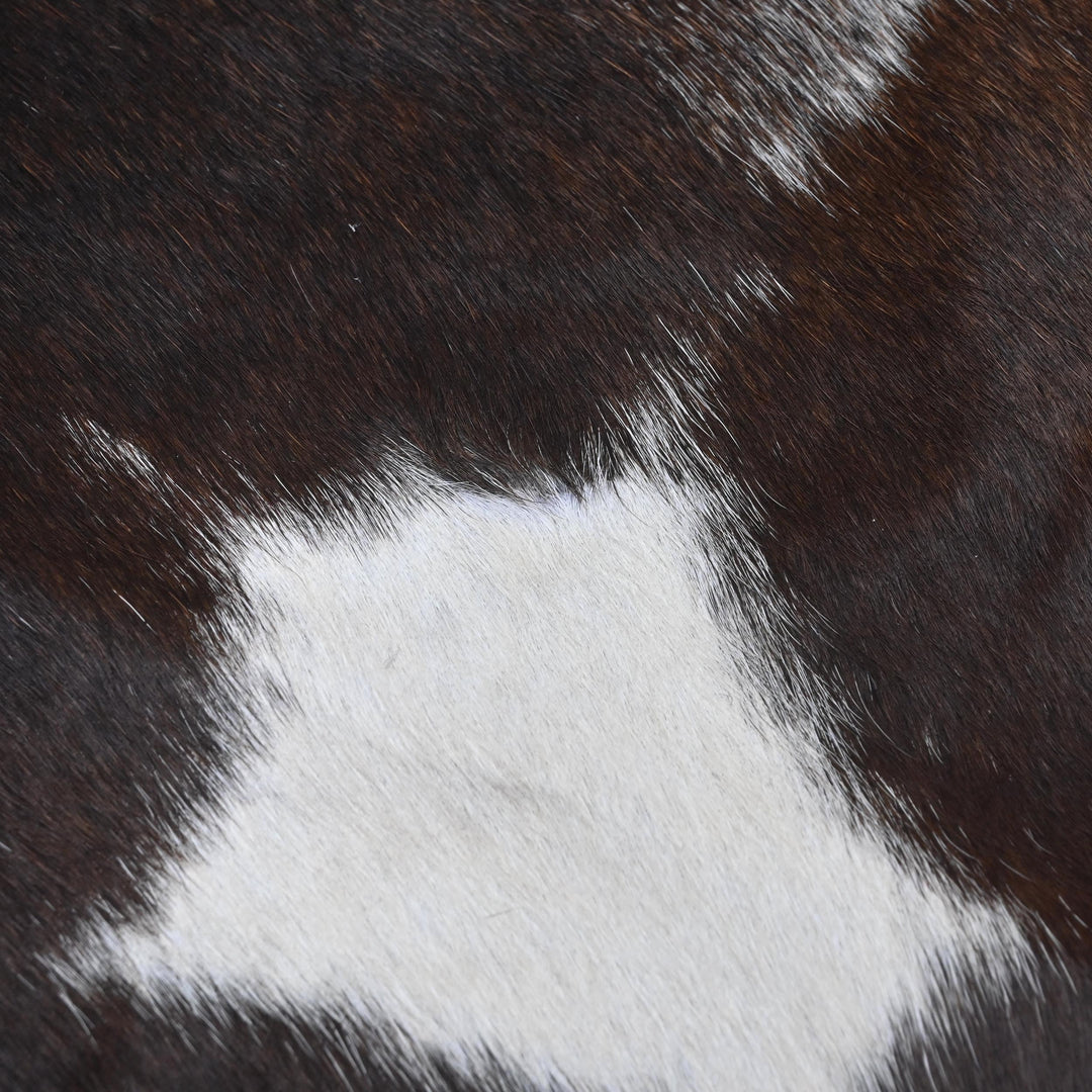Brown & Black Cow Hide 5.5X5.5 FT