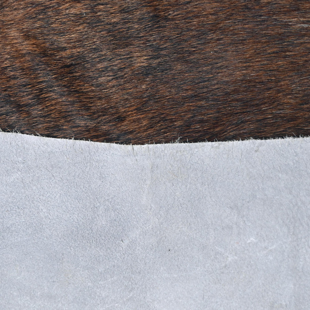 Brown & Black Cow Hide 5.5X5.5 FT