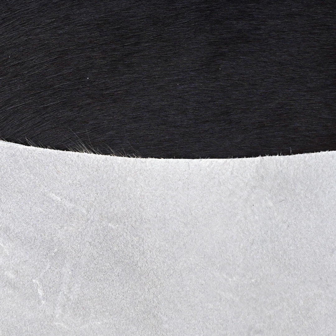 Black & White Speckled Cow Hide 5x5 FT