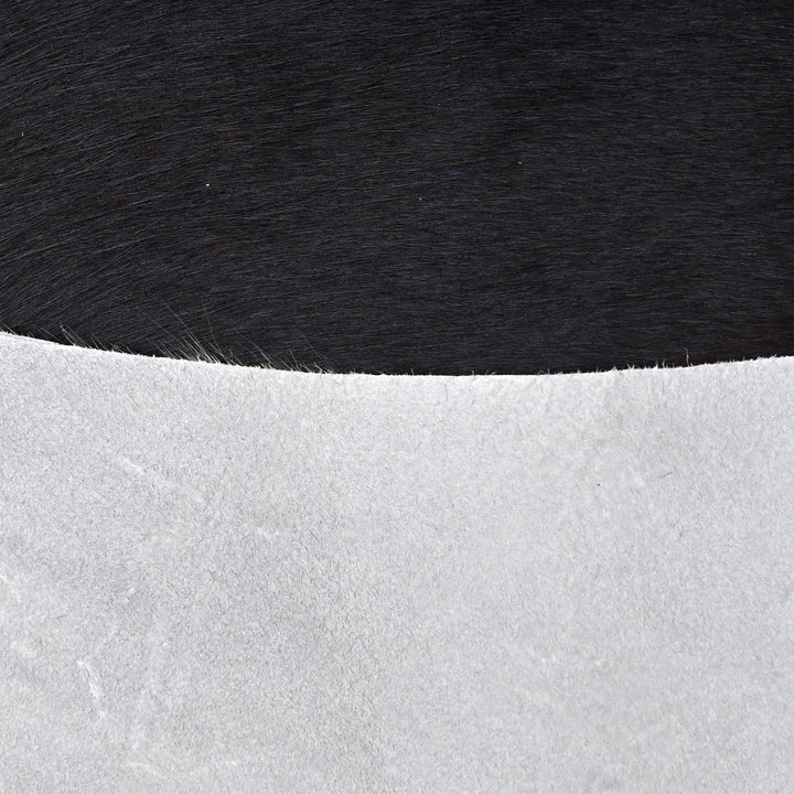 Black & White Speckled Cow Hide 5x5 FT