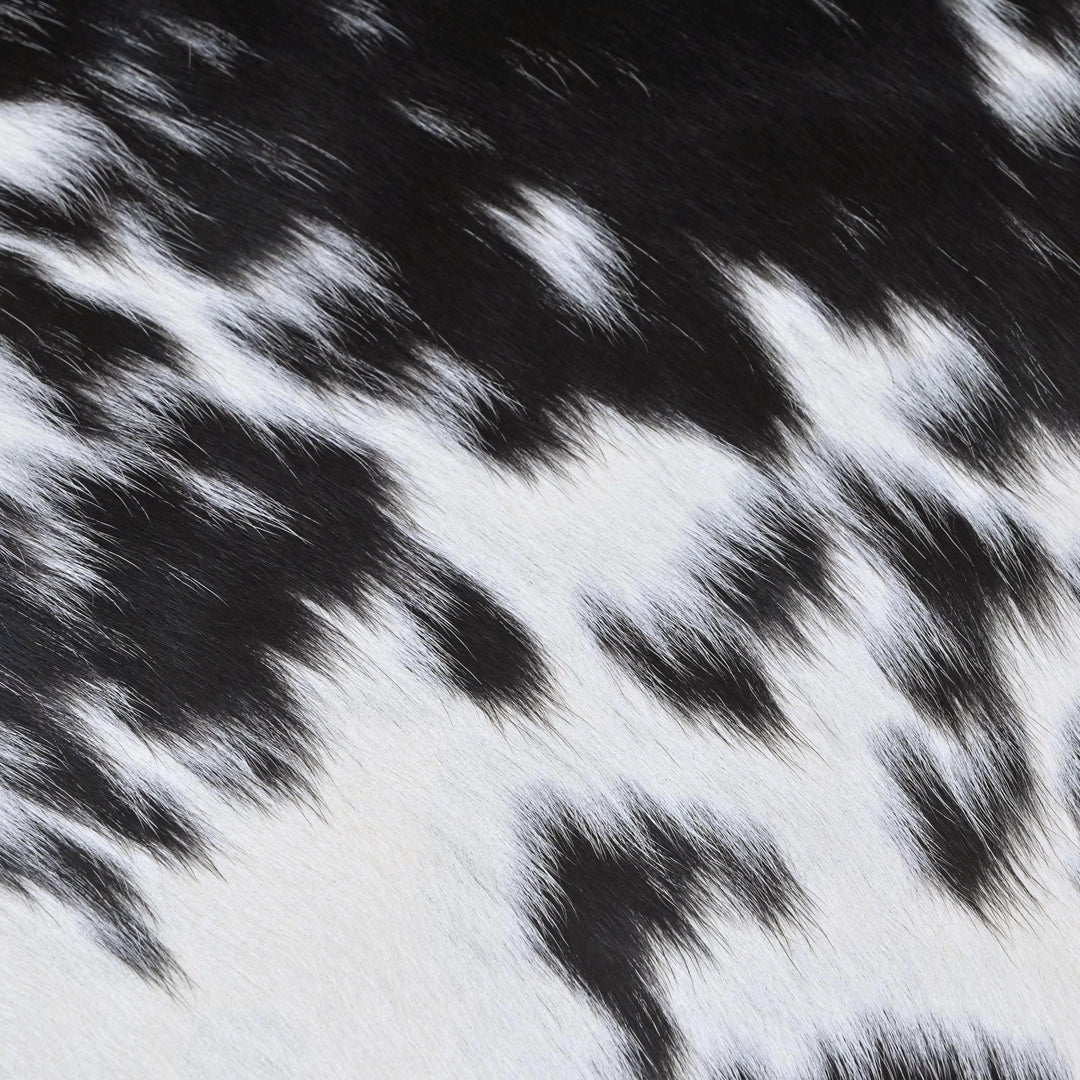 Black & White Cow Hide 5x5 FT