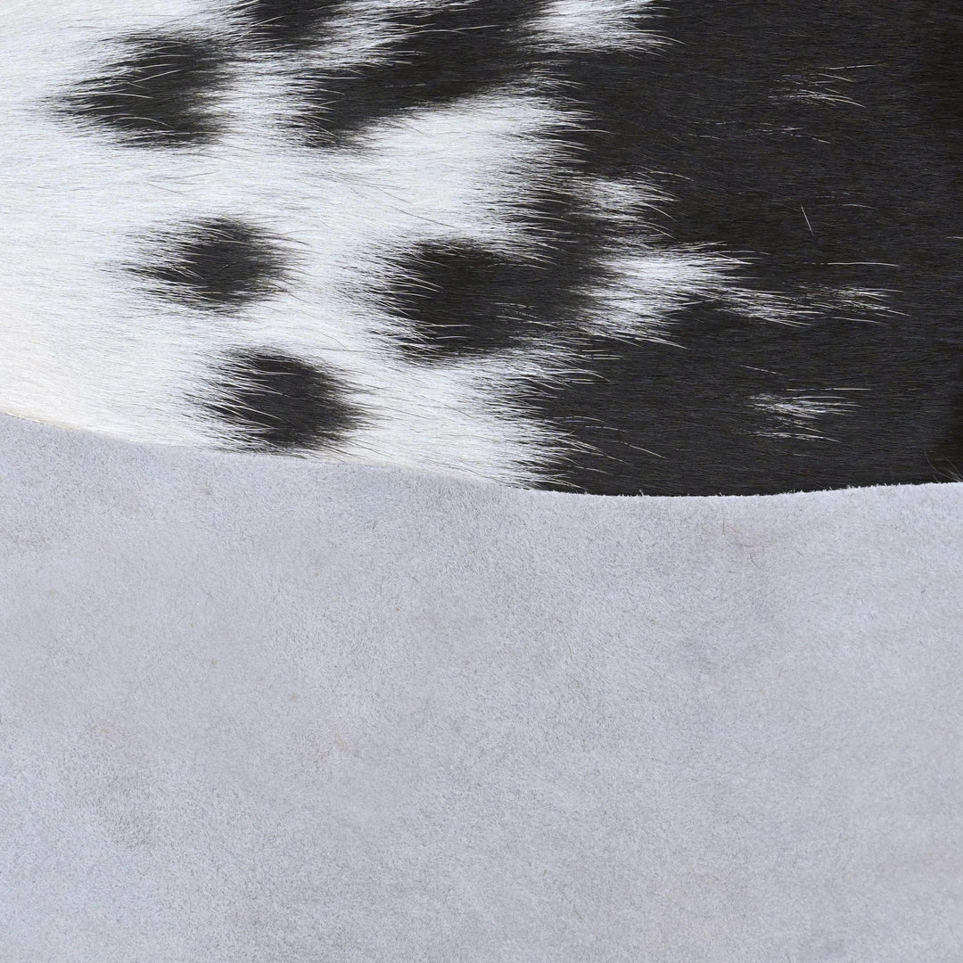 Black & White Cow Hide 5x5 FT