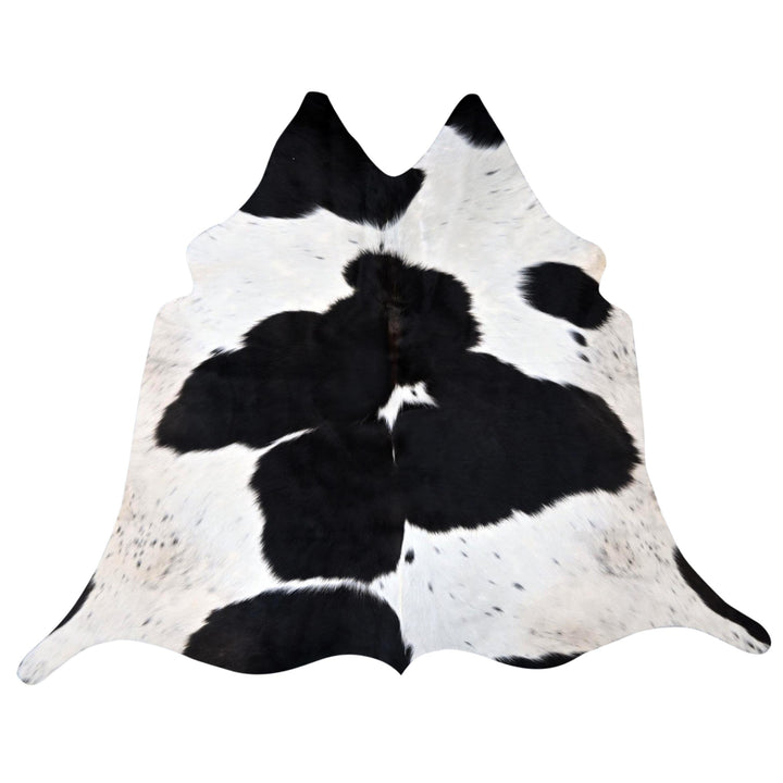 Panda Print Cowhide Rug 4.5x4.5 FT