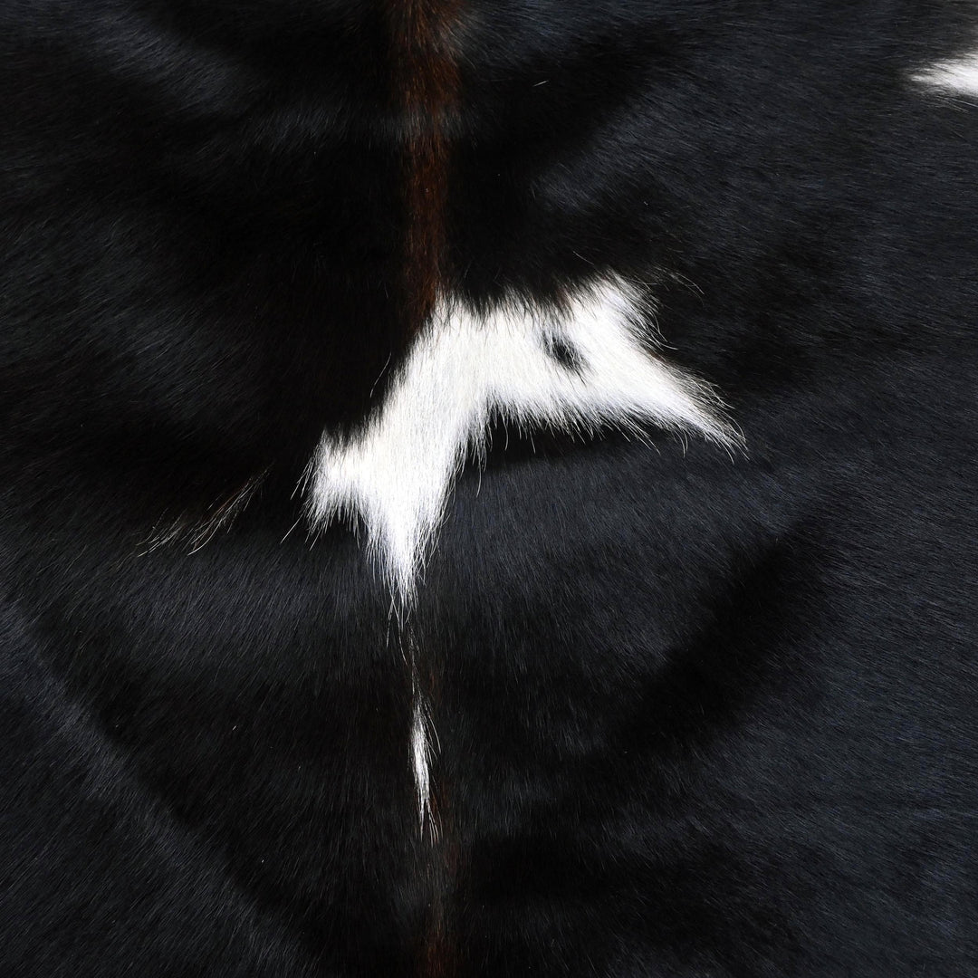 Panda Print Cowhide Rug 4.5x4.5 FT