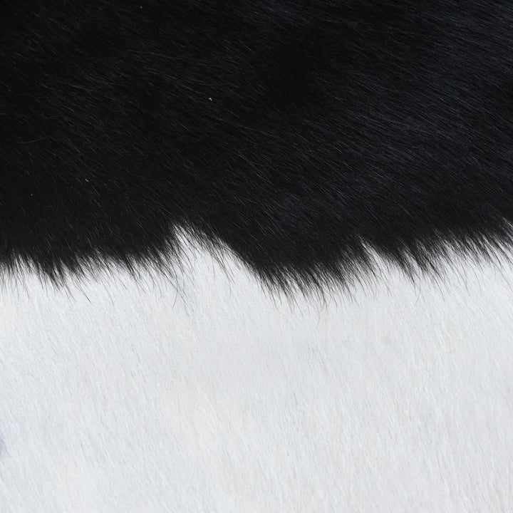 Panda Print Cowhide Rug 4.5x4.5 FT