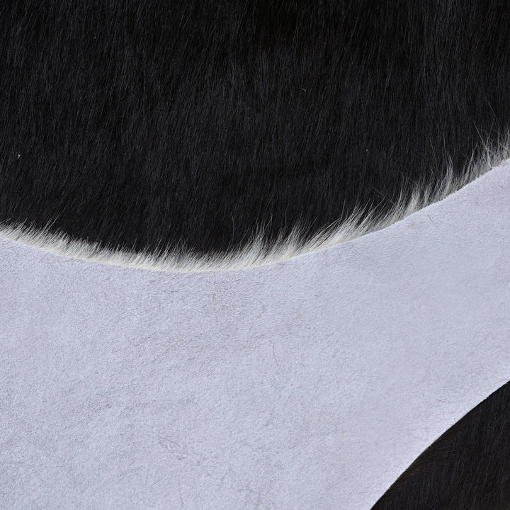 Panda Print Cowhide Rug 4.5x4.5 FT