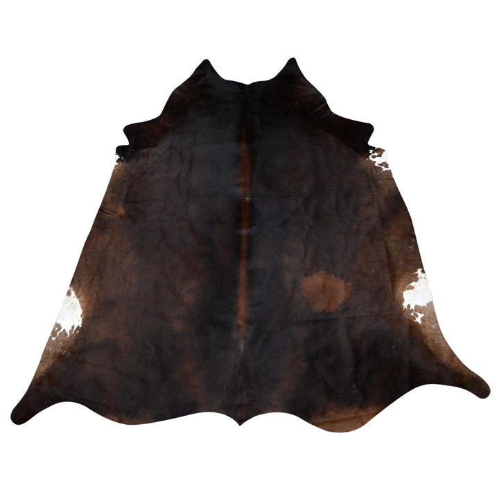 Dark Brown Cow Hide 6.5x6.5 FT