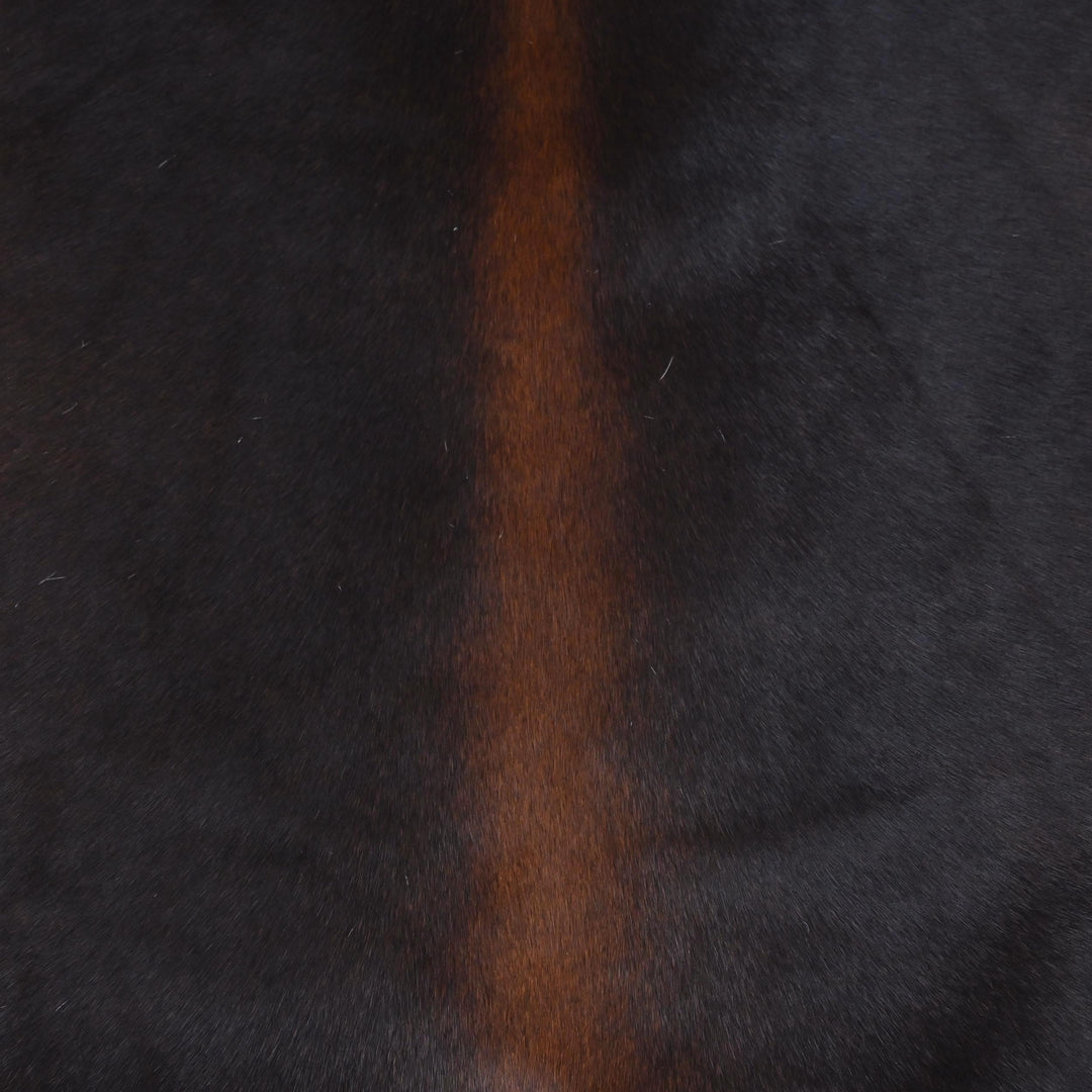 Dark Brown Cow Hide 6.5x6.5 FT