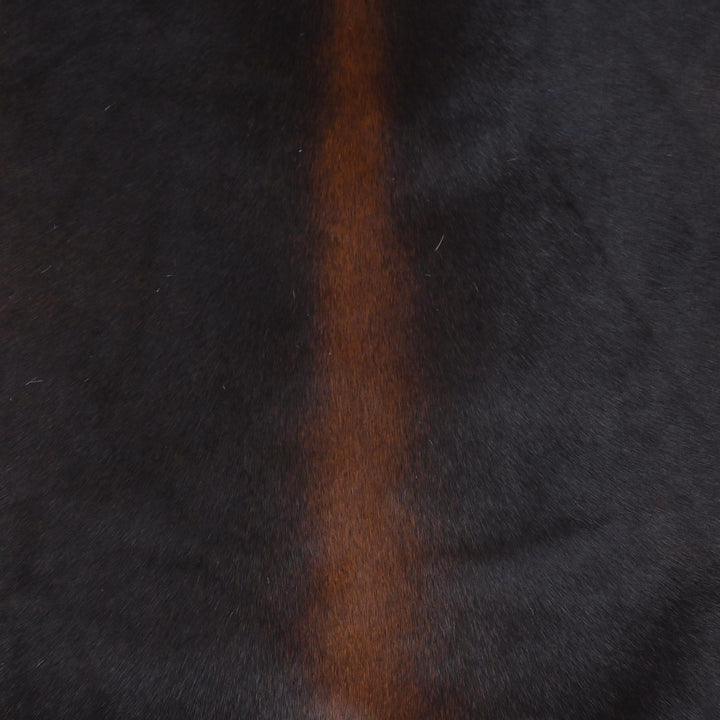 Dark Brown Cow Hide 6.5x6.5 FT