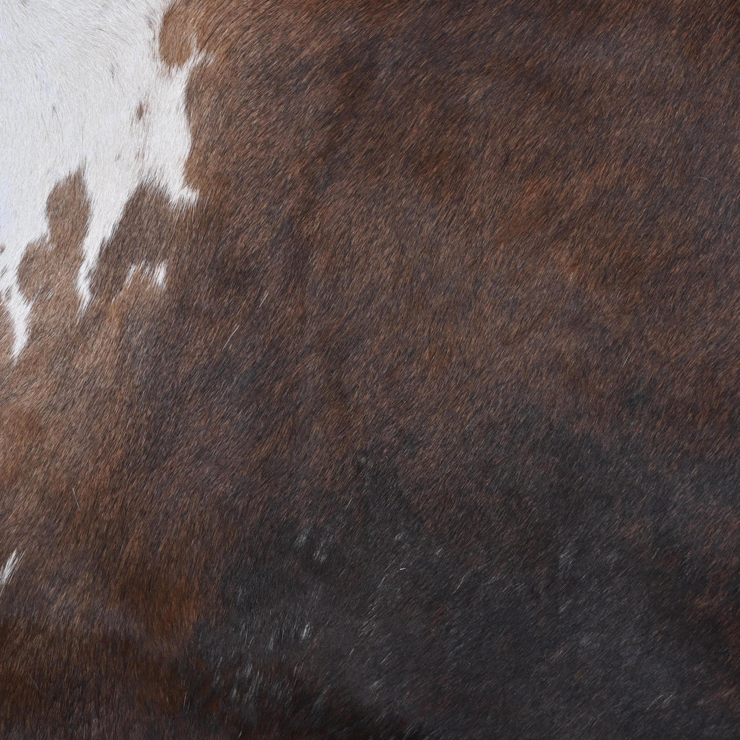 Dark Brown Cow Hide 6.5x6.5 FT