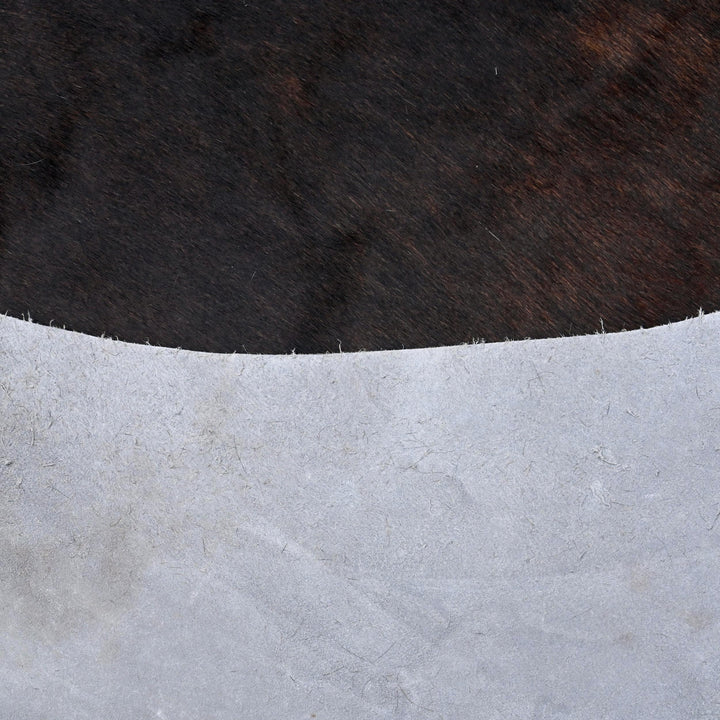 Dark Brown Cow Hide 6.5x6.5 FT