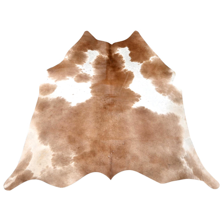 Beige & White Cow Hide 5x5 FT