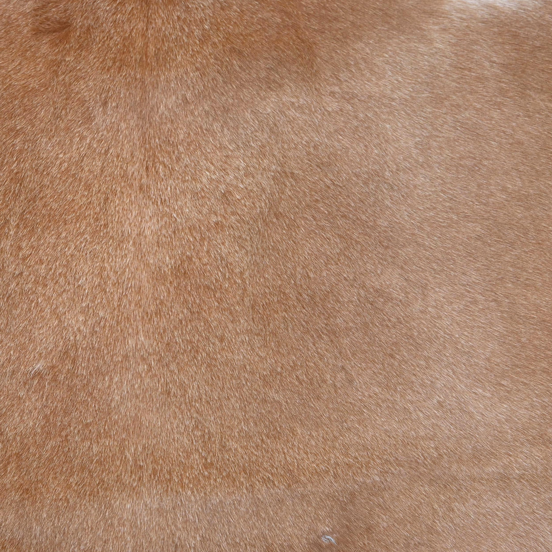 Beige & White Cow Hide 5x5 FT