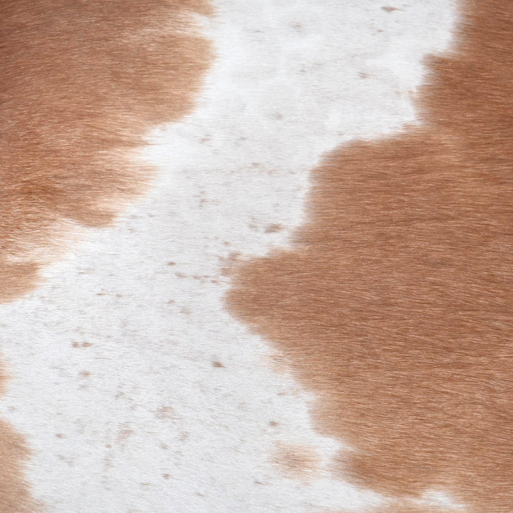 Beige & White Cow Hide 5x5 FT