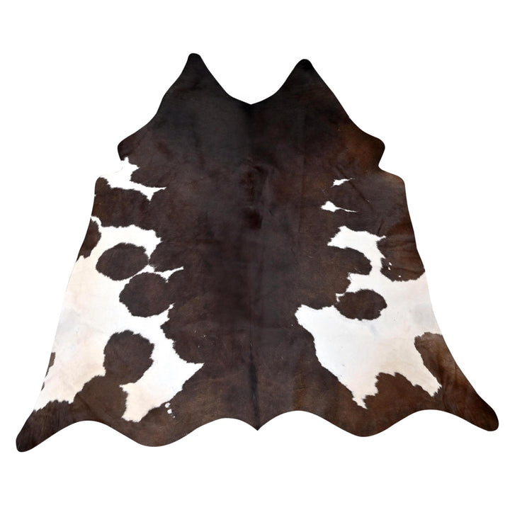 Brown & Black Cow Hide 5.5X5.5 FT