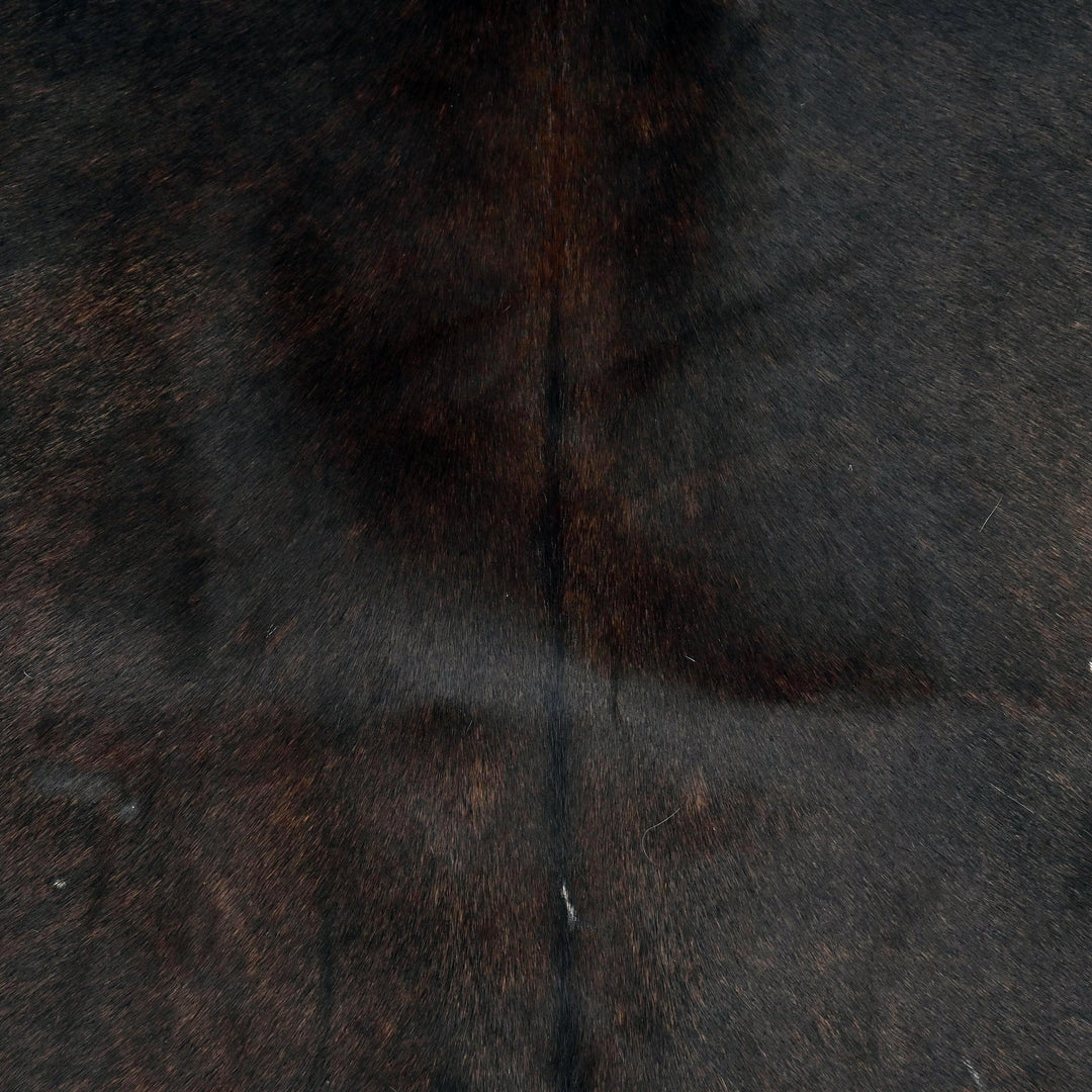 Brown & Black Cow Hide 5.5X5.5 FT