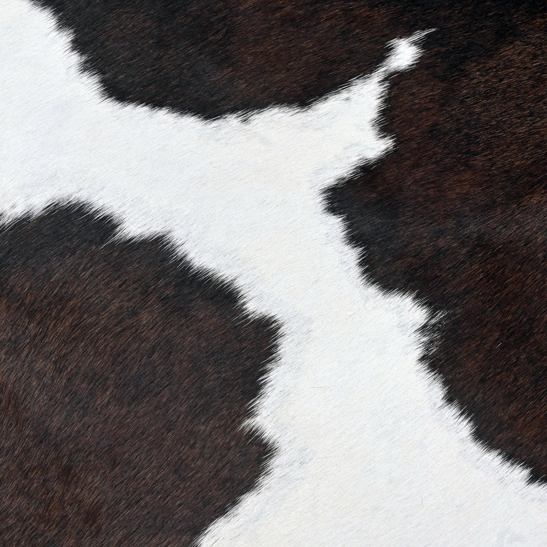 Brown & Black Cow Hide 5.5X5.5 FT