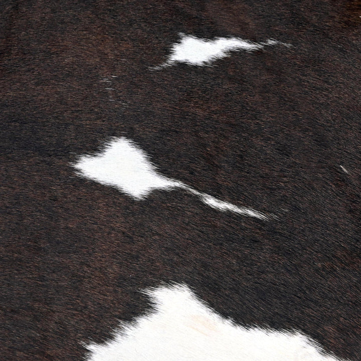 Brown & Black Cow Hide 5.5X5.5 FT