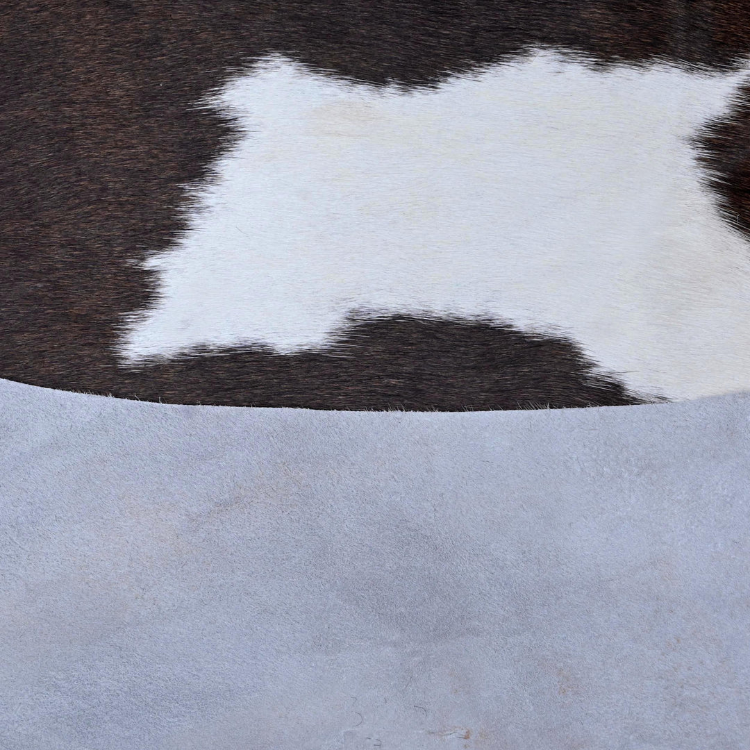 Brown & Black Cow Hide 5.5X5.5 FT