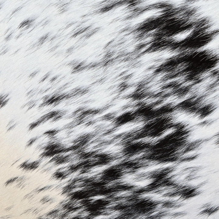 Black & White Speckled Cow Hide 5x5.5 FT