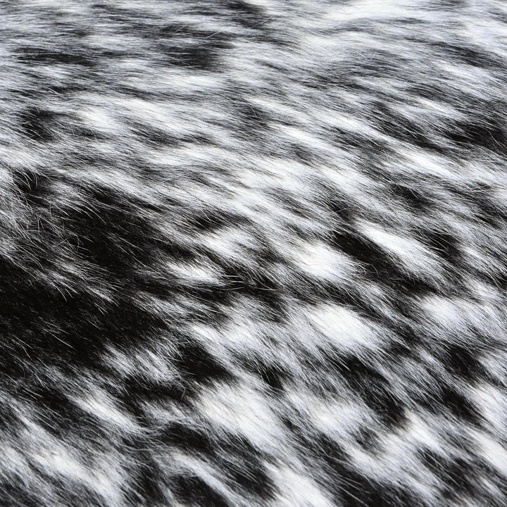 Black & White Speckled Cow Hide 5x5.5 FT