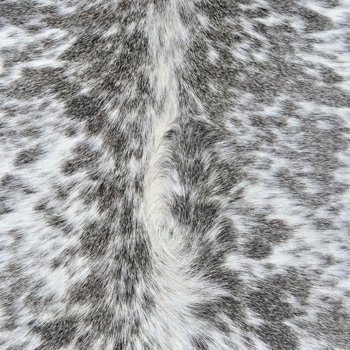 Brazilian Grey & White Speckled Cow Hide 5x5.5 FT