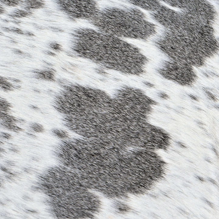Brazilian Grey & White Speckled Cow Hide 5x5.5 FT