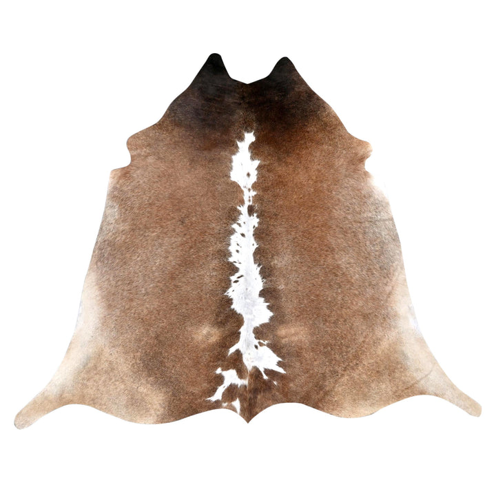 Tan & Brown Cowhide 5.5X5.5 FT