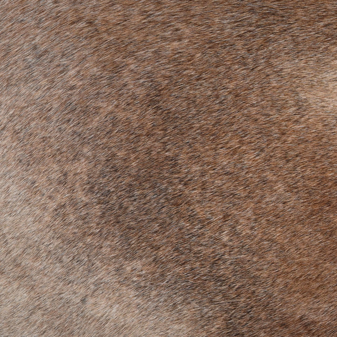 Tan & Brown Cowhide 5.5X5.5 FT