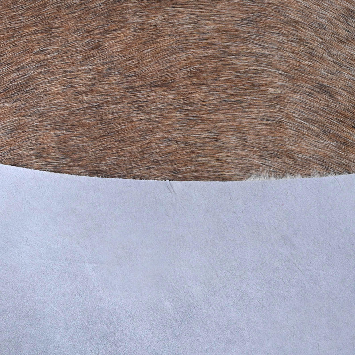 Tan & Brown Cowhide 5.5X5.5 FT