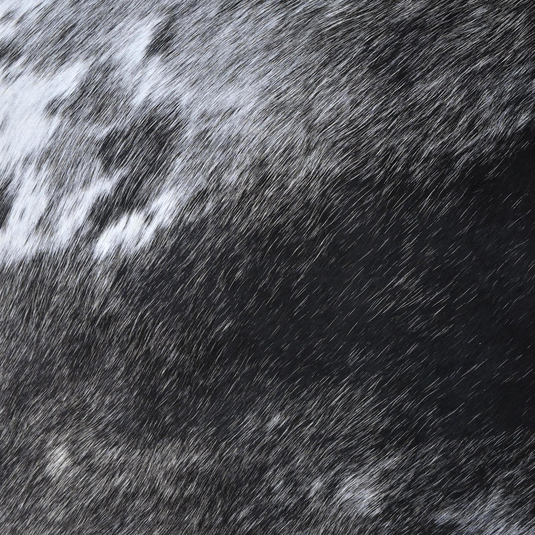 Brazilian Black & White Cow Hide 5x5.5 FT