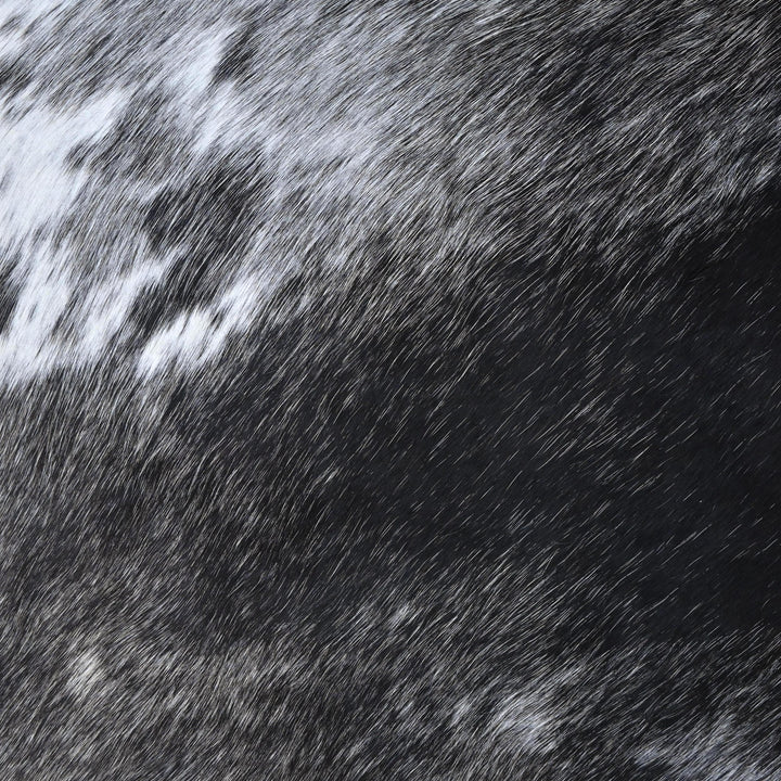 Brazilian Black & White Cow Hide 5x5.5 FT