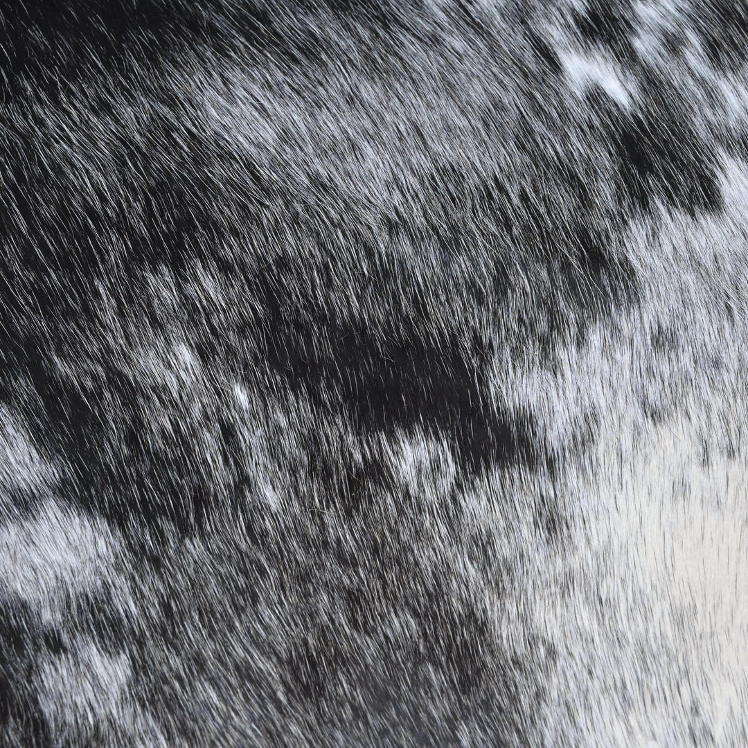 Brazilian Black & White Cow Hide 5x5.5 FT