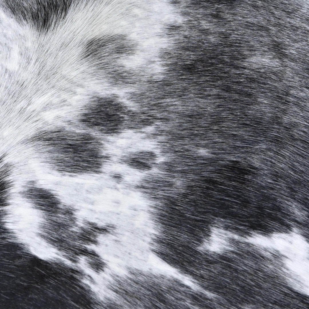 Brazilian Black & White Cow Hide 5x5.5 FT