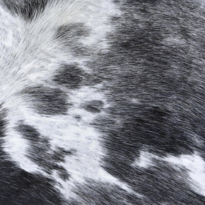 Brazilian Black & White Cow Hide 5x5.5 FT