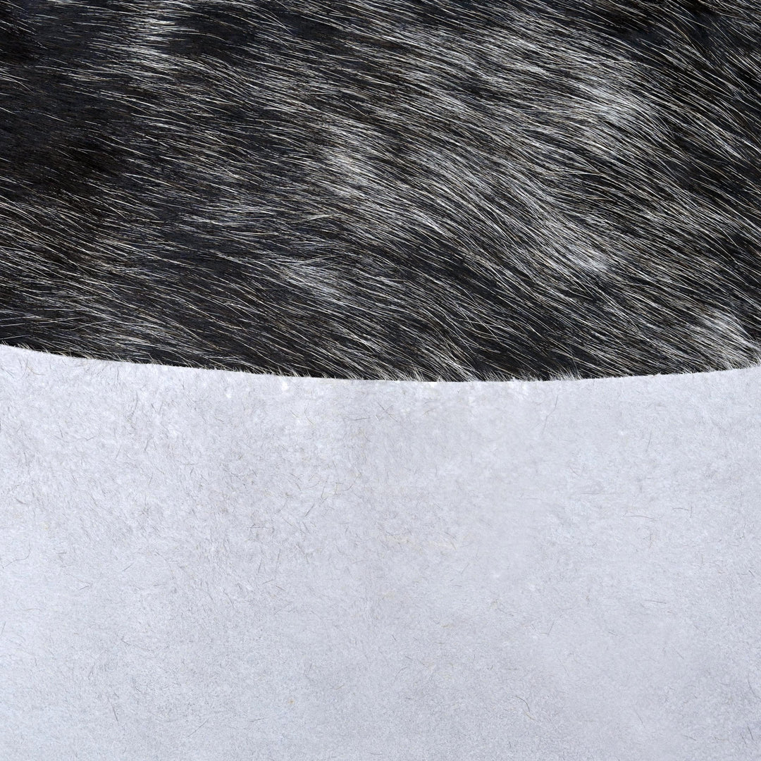 Brazilian Black & White Cow Hide 5x5.5 FT