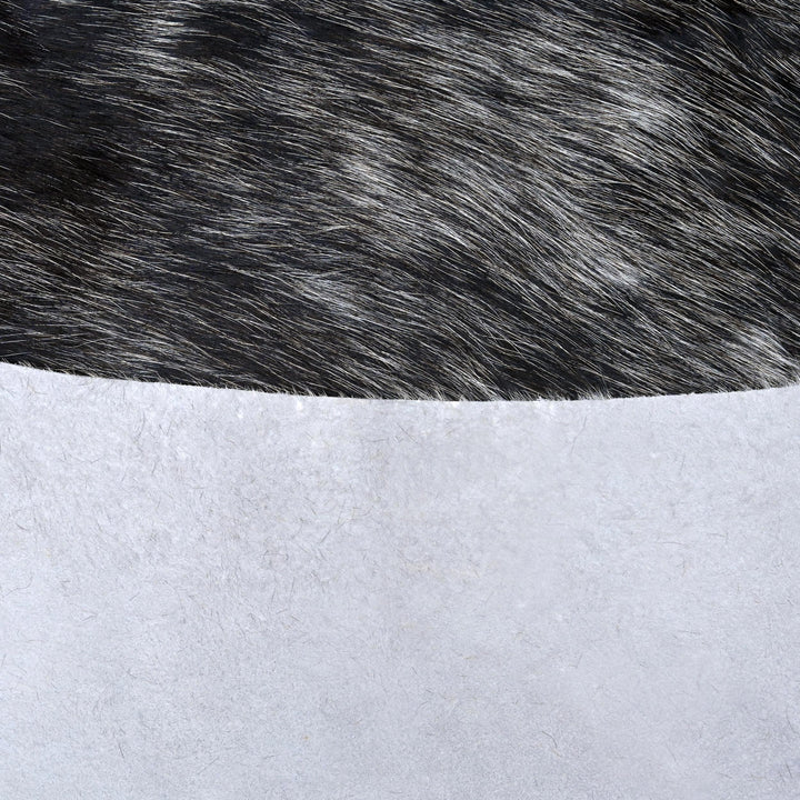 Brazilian Black & White Cow Hide 5x5.5 FT