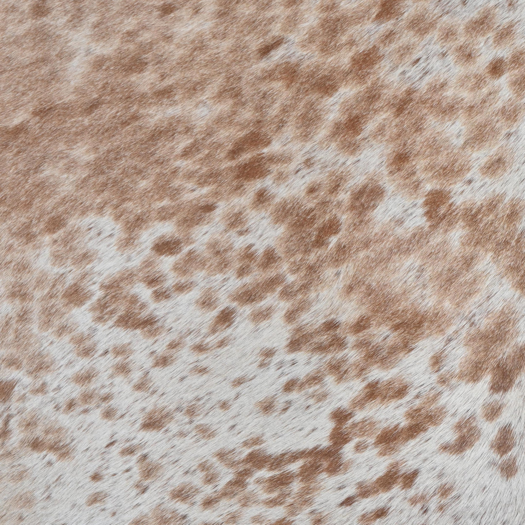 Beige & Brown Speckled Cow Hide 5x5 FT