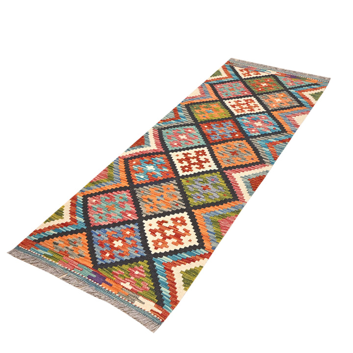 Afghani Kilim - 2x5 Ft