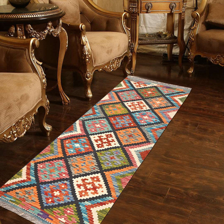 Afghani Kilim - 2x5 Ft