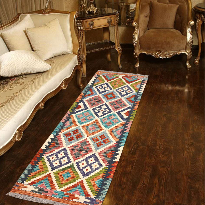 Afghani Kilim - 2x5 Ft