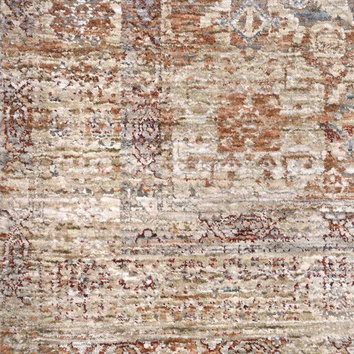 Beige Plain Turkish Rug 5x8 Ft