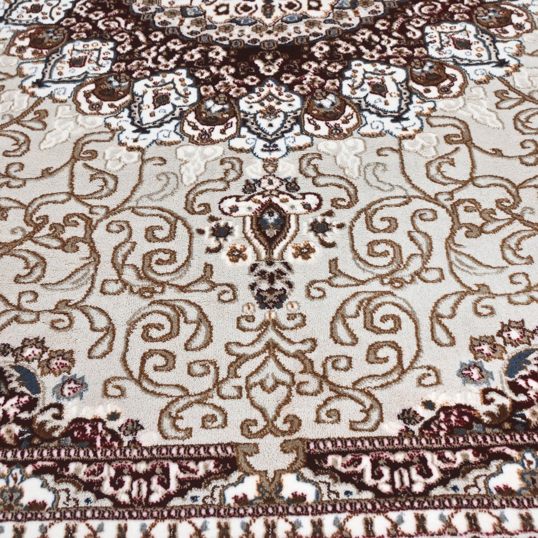 Brown Traditional Turkish Rug 4x6 ft